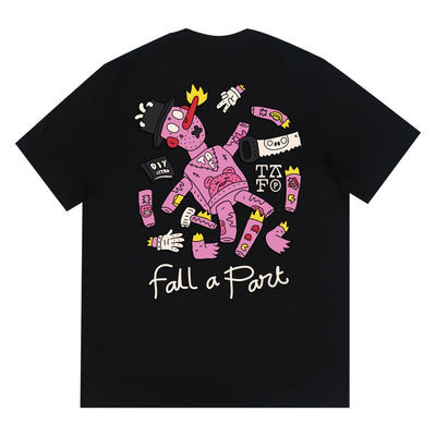 Camiseta Básica Unissex Silly Doll Fall A Part