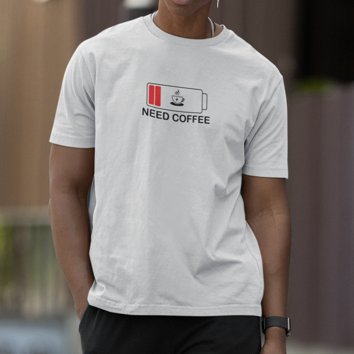 Camiseta Básica Need Coffee