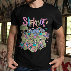 Camiseta Básica Unissex Slipknot Banda Rock n Roll