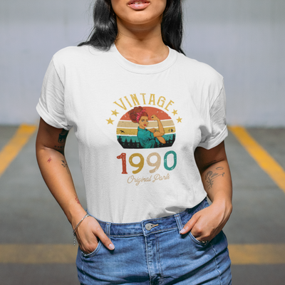 Camiseta Básica Algodão Vintage 1990