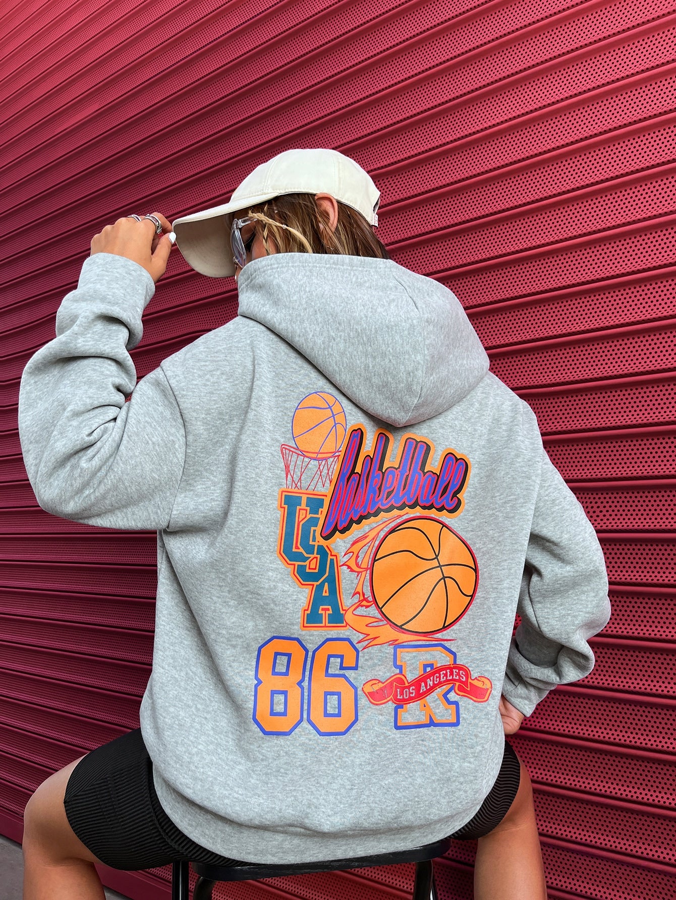 Moletom Canguru Los Angeles 86 Basketball