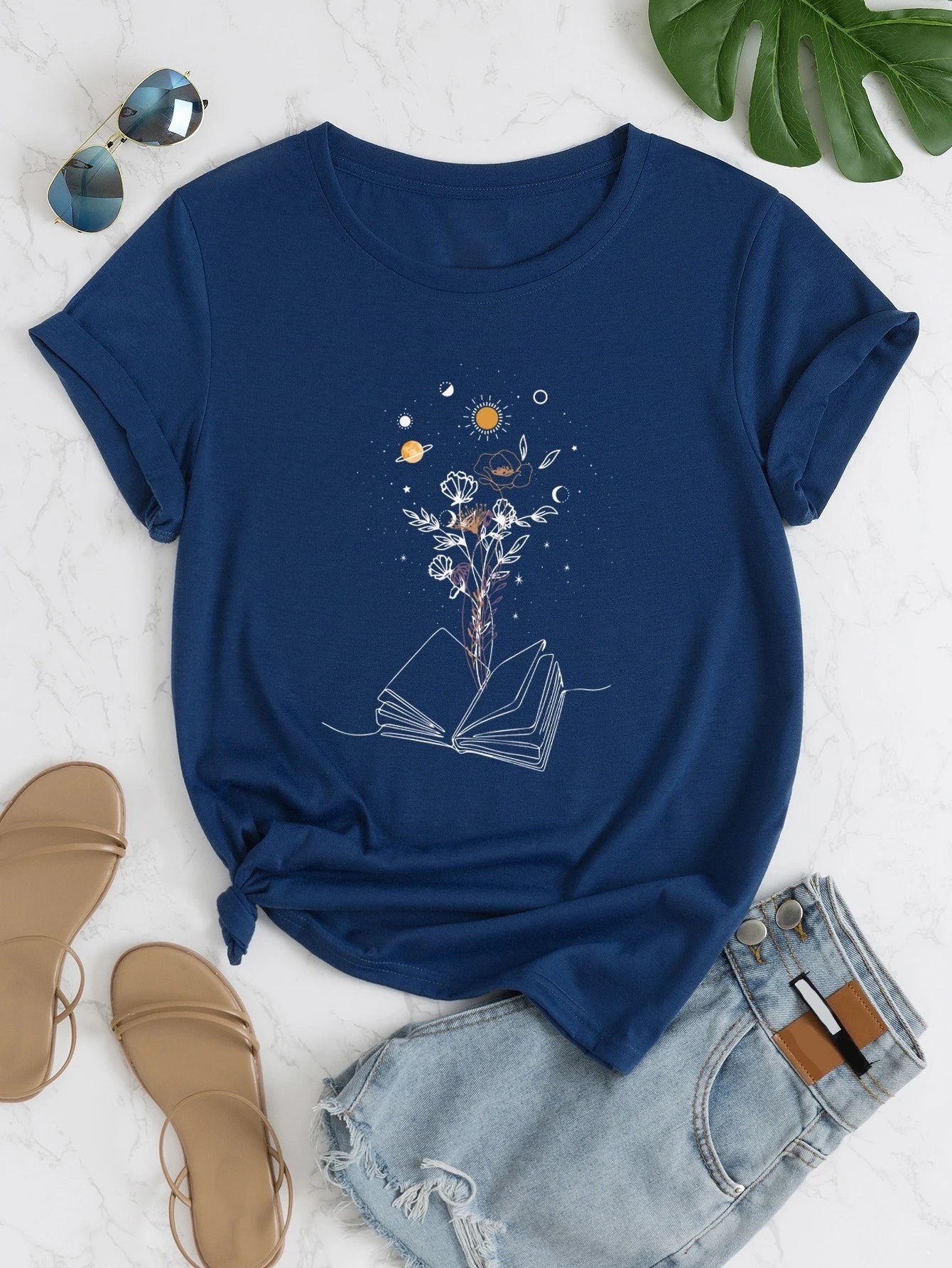 Camiseta Feminina Livro Borboletas Encantado Magia