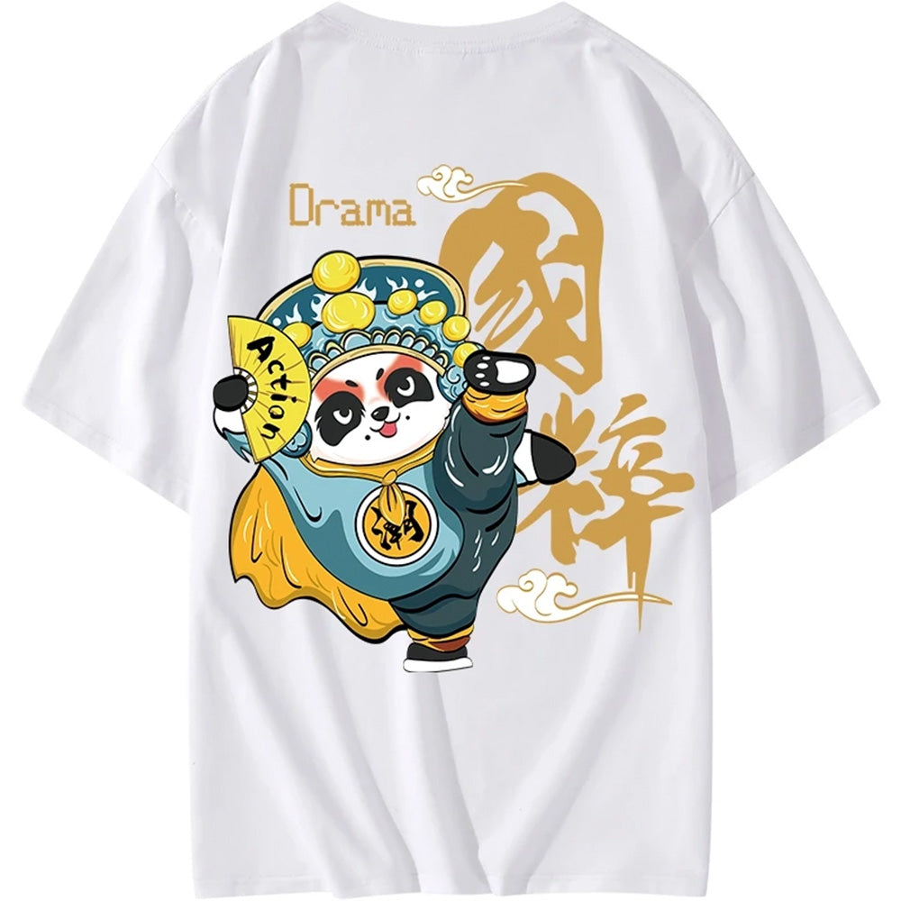 Camiseta Básica Drama Action Panda