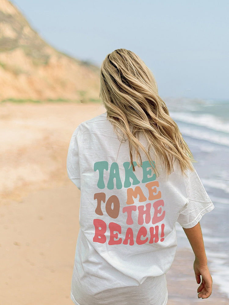 Camiseta Feminina Take Me to the Beach