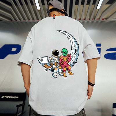 Camiseta Básica Algodão Et's na Lua
