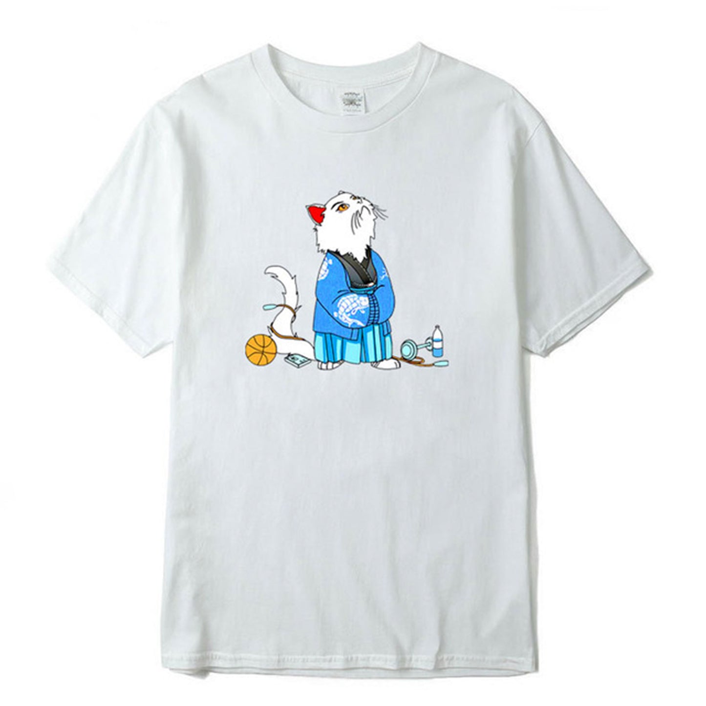 Camiseta Básica Gym Cat Gato