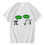 Camiseta Básica Pi e Raiz Imaginária Funny Joke
