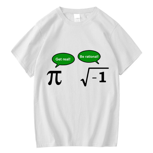 Camiseta Básica Pi e Raiz Imaginária Funny Joke