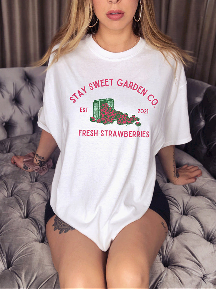 Camiseta Feminina Stay Sweet Garden
