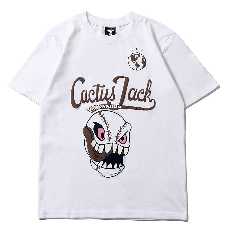 Camiseta Básica Unissex Cactus Jack Foundation