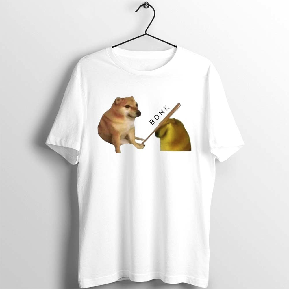 Camiseta Básica Unissex Dogs Meme Bonk