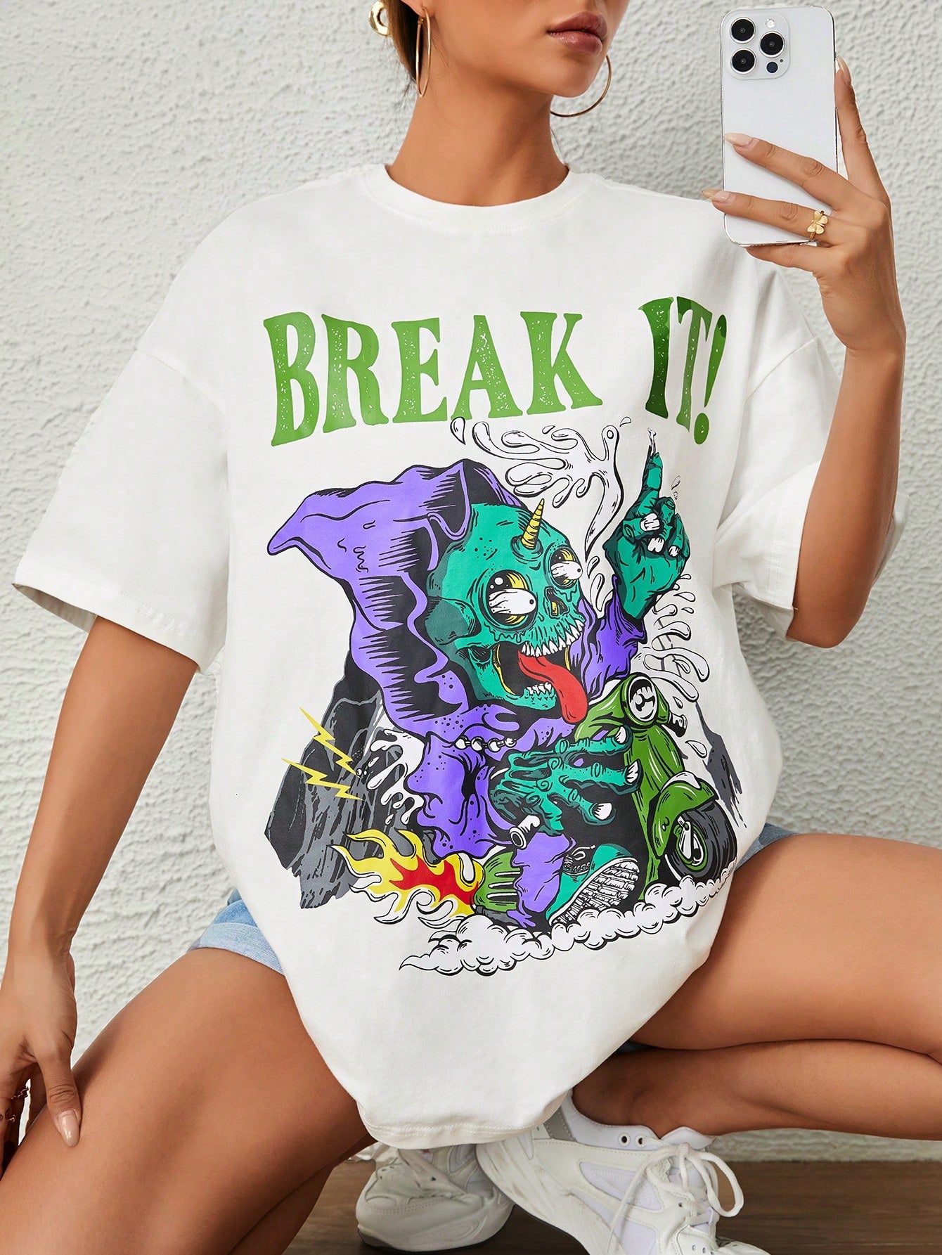 Camiseta Básica Break it Zombie