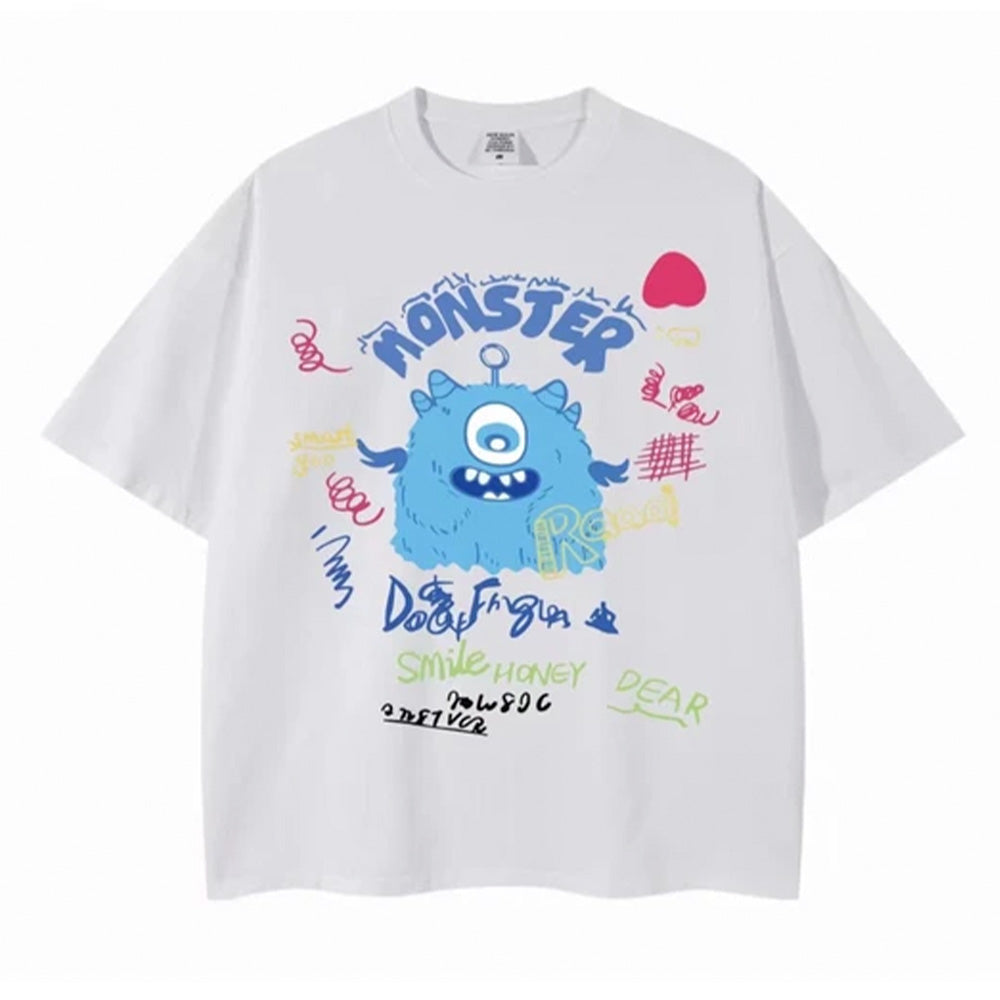 Camiseta Infantil Blue Monster Smile