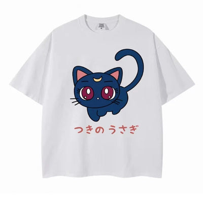 Camiseta Infantil Sailor Cat Cute