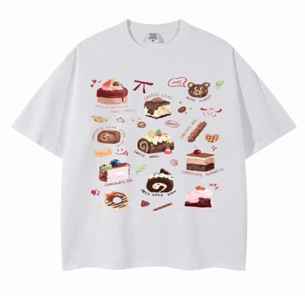 Camiseta Infantil Sobremesas Chocolate