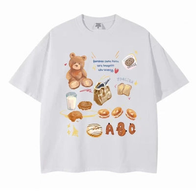 Camiseta Infantil Teddy Bear Breakfast