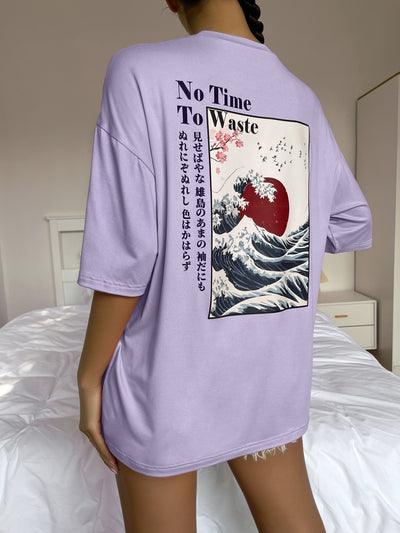 Camiseta Básica No Time to Waste