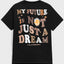Camiseta Masculina Street Meu Futuro Não é Apenas um Sonho