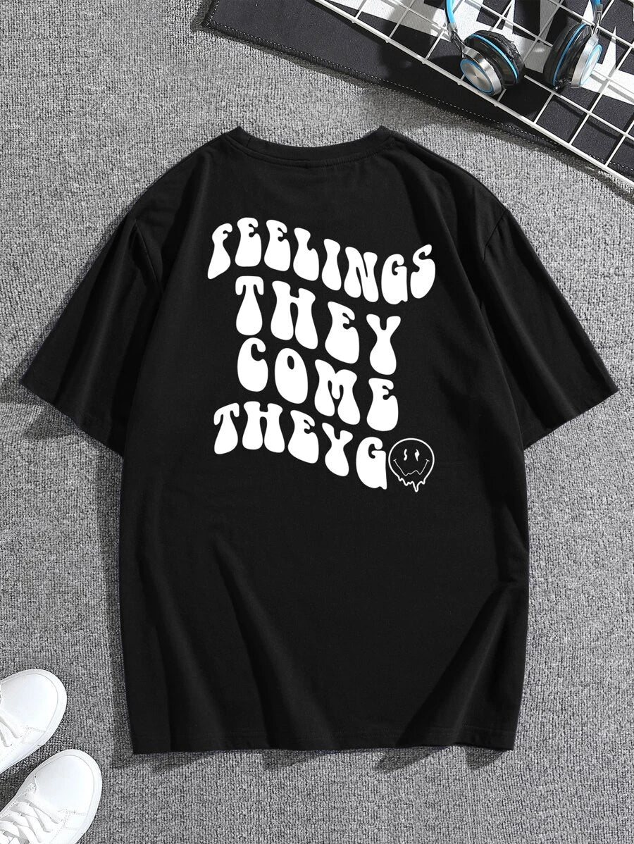 Camiseta Tipo Street Feelings They Come Theyg