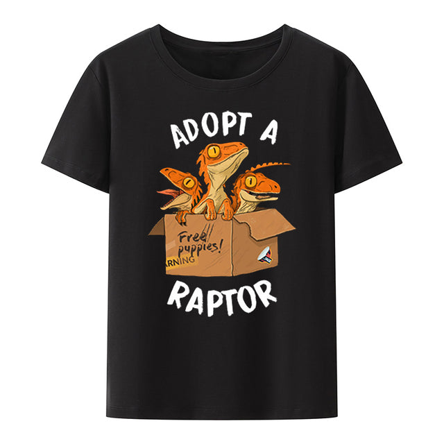 Camiseta Básica Adopt a Raptor