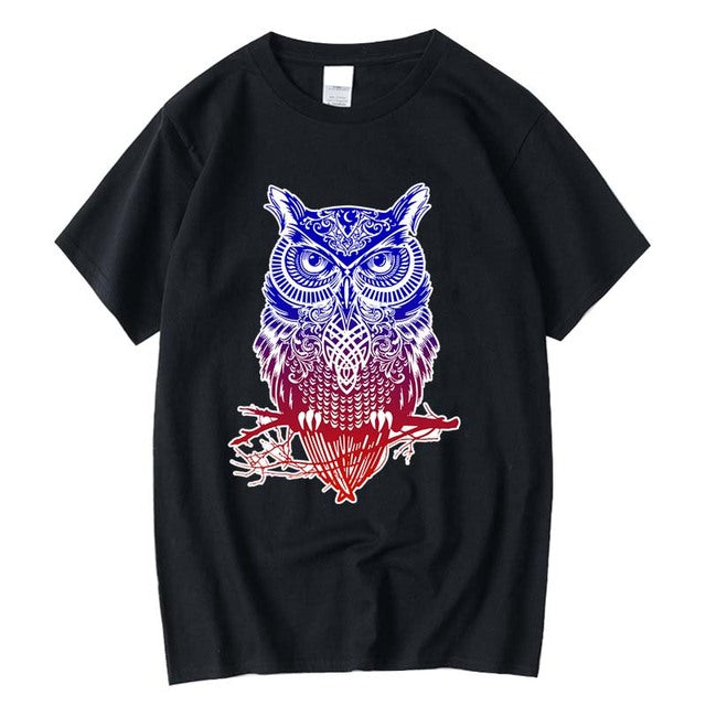 Camiseta Básica Coruja Colors Owl