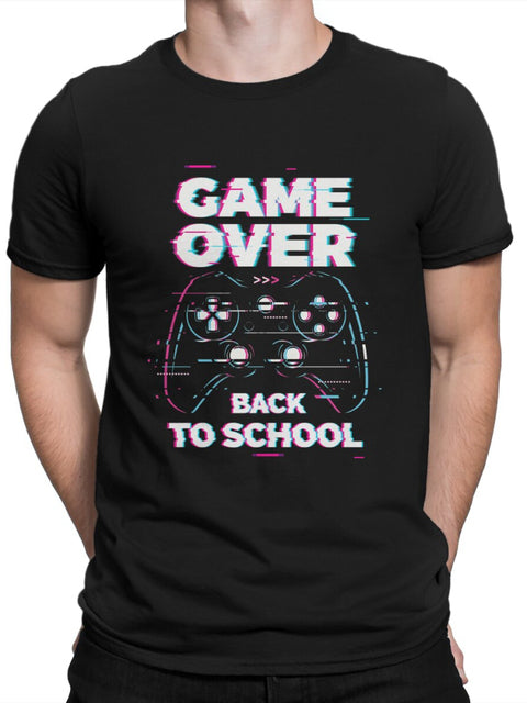 Camiseta Básica Game Over Back to School