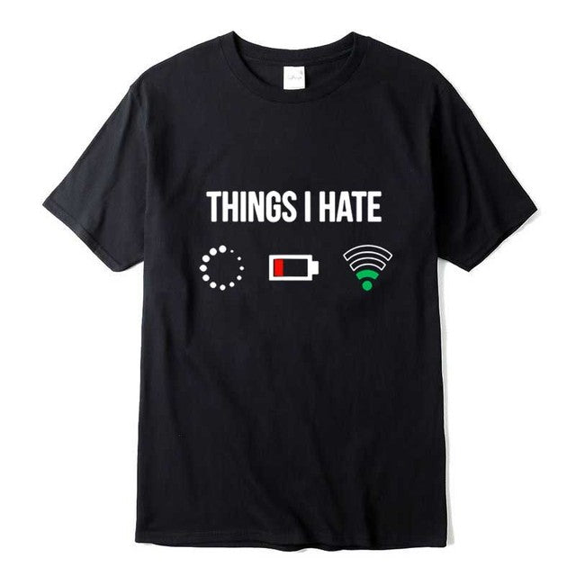 Camiseta Básica Things I Hate