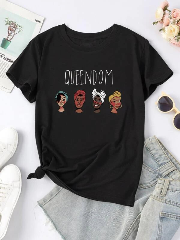 Camiseta Feminina Queendon Rainhas