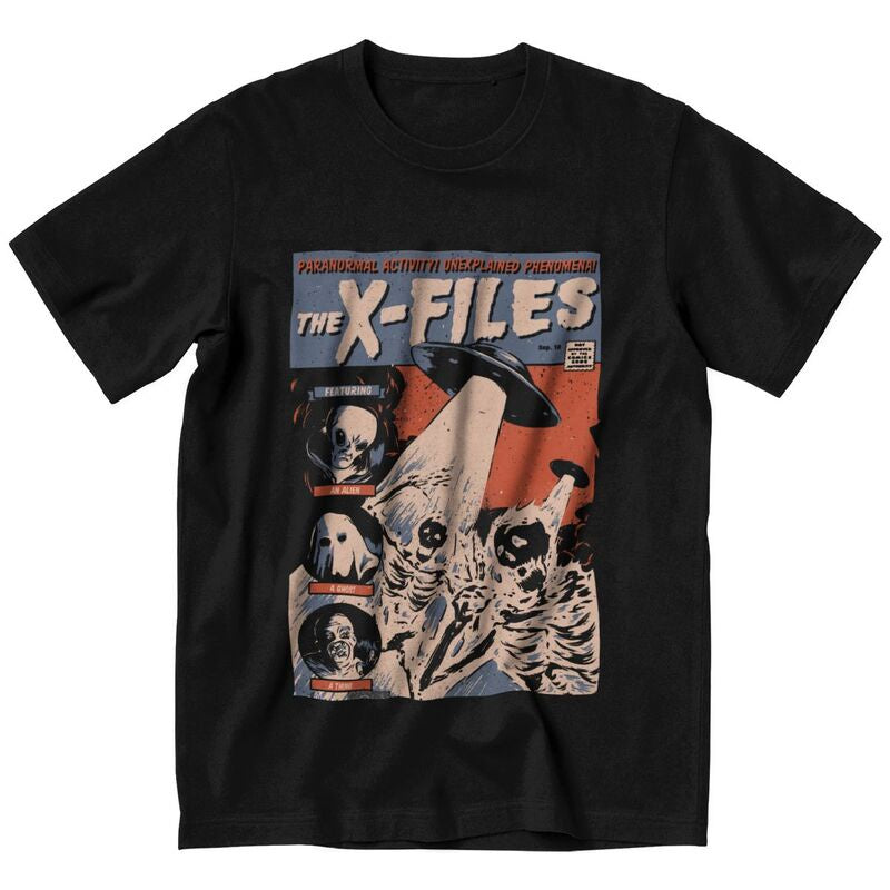 Camiseta Básica Unissex X Files Aliens