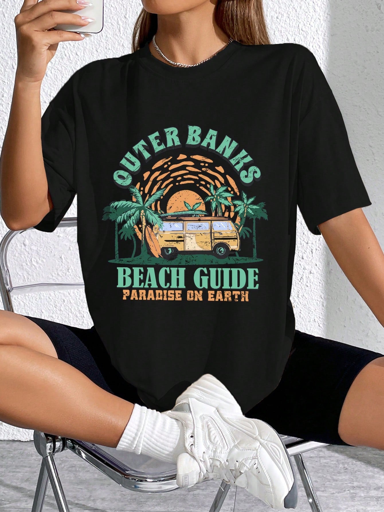 Camiseta Básica Outerbanks Beach Guide
