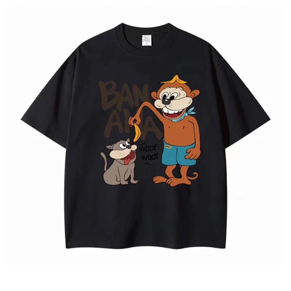 Camiseta Infantil Banana Monkey and Dog