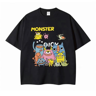 Camiseta Infantil Monstros Diversos