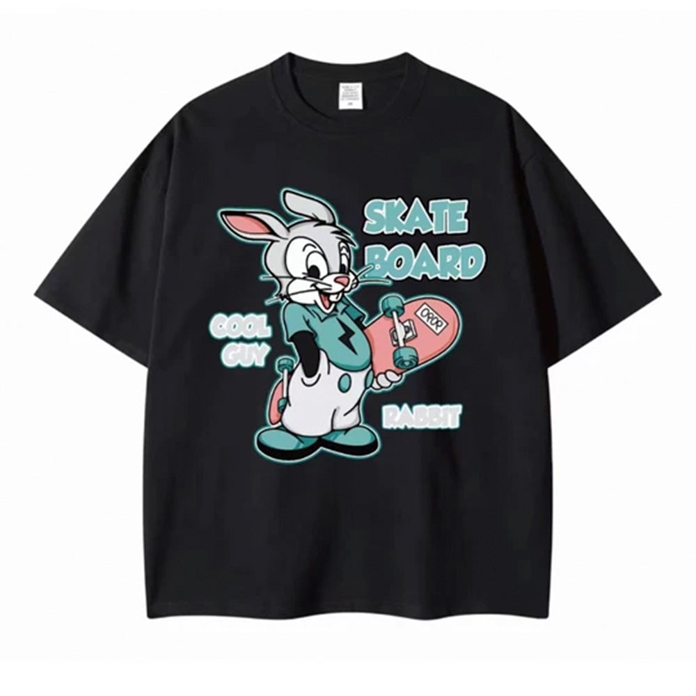 Camiseta Infantil Skate Board Bunny