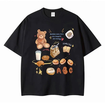 Camiseta Infantil Teddy Bear Breakfast