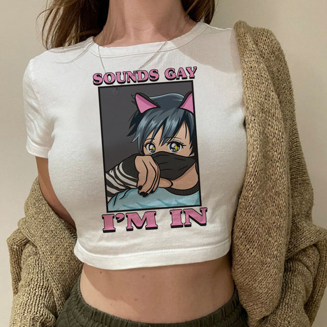 Camiseta Cropped Sound's Gay I'm In