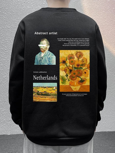 Blusa Moletom Masculino Van Gogh Netherlands