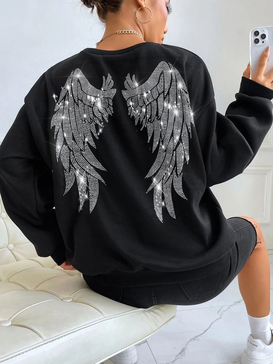 Blusa Moletom Angel Wings