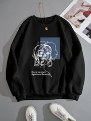 Blusa Moletom Gola Redonda Dare To Start Spiritual Beauty