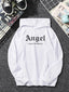 Moletom masculina com estampa angel - Branco