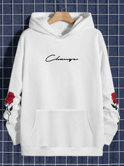 Blusa Moletom Masculino Change Flor Rosa Espinhos