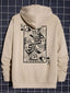 Blusa Moletom Masculino Carta Baralho Rei Esqueleto King Skull - pérola