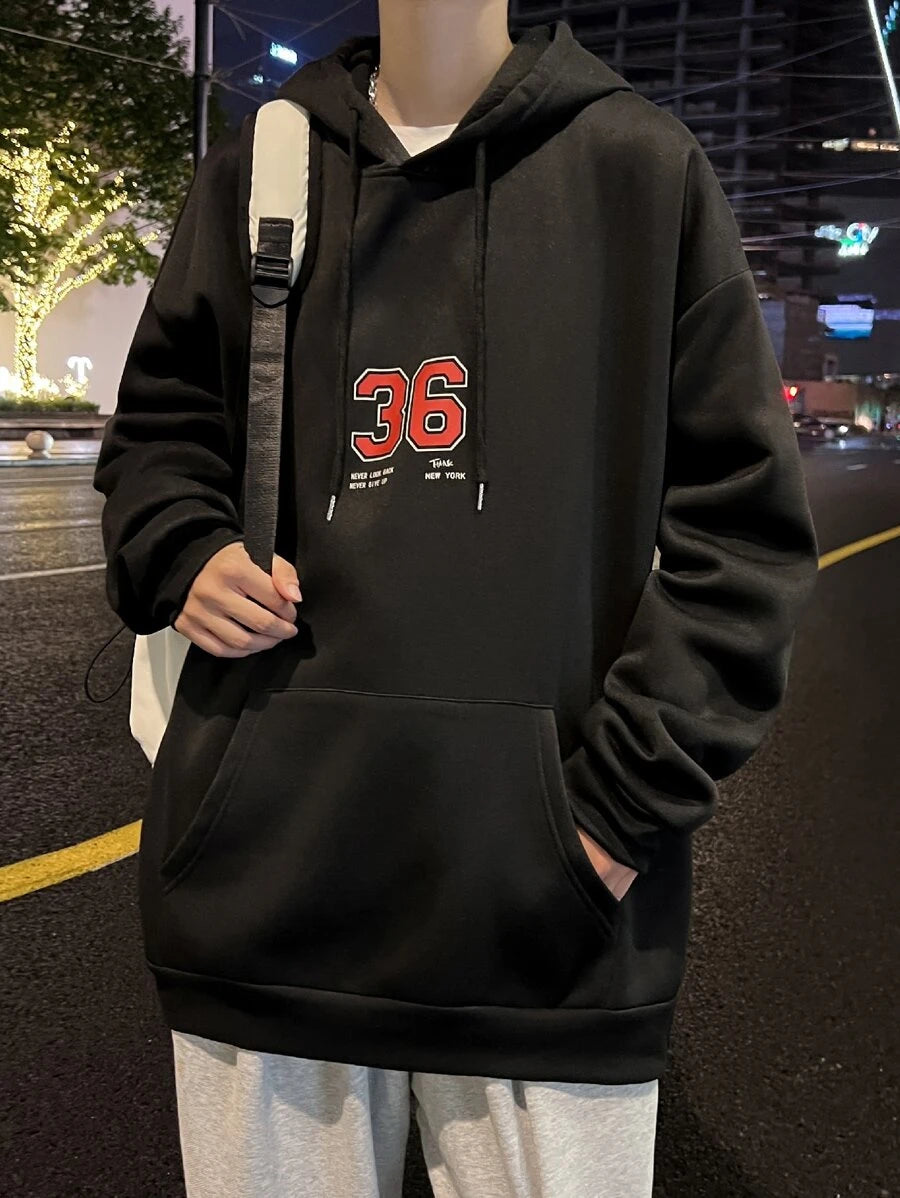 moletom canguru com estampa numero 36