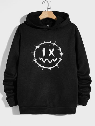 Blusa Moletom Masculino Smile Eltrowave - preto