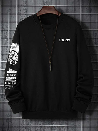 Moletom com estampa paris universo