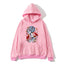 moletom canguru com estampa deusa raposa- Rosa-Bebê