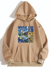 Blusa Moletom Van Gogh Girassol Noite Estrelada