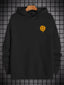 Blusa Moletom Masculino Smile Derretido - preto