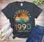 Camiseta Básica Algodão Vintage 1990 - cinza