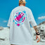 Camiseta Básica Color Smile - branco