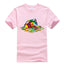 camiseta básica com estampa cubo mágico derretendo 